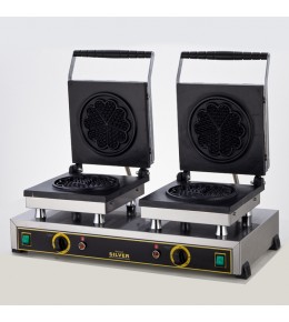 WAFFLE MAKİNASI ÇİFT ÇİÇEK